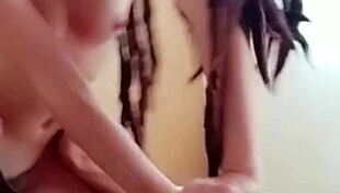 Homemade creampie cumshot compilation with Rastagirl