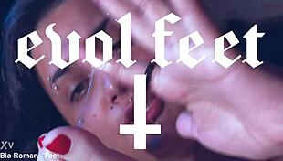 Naughty Feet Made To LICK!