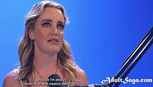 australian blonde sensation charlie forde shines in sexy solo scene