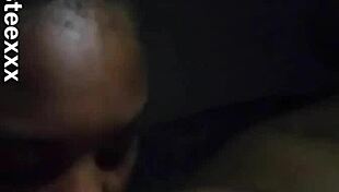 Snuck upstairs for a quicky during the family bbq with monster cock blowjob