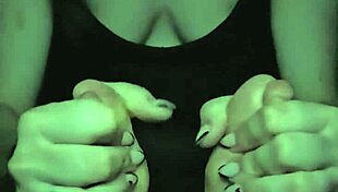 Relaxing post workout footrub session focusing on toes and soles for recovery