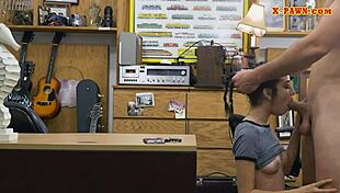 Very Slim Teen Drilled By Pawnshop Owner In POV