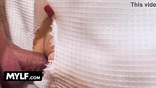 Lucky Stepson Fucks Big Titted Stepmom Natasha Nice Anal Creampie