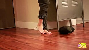 Lesbian dancers licking feet in ballet 😍