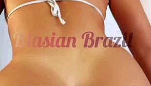 asian hottie twerking her ass on big cock to brazilian funk - lina nakamura and john coffee