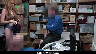 Slutty redhead stepmom and stepdaughter get strip searched together by liftermilf 😈