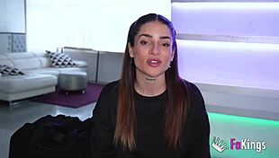 Rubi Cosmo Tries Deepthroat Rough Fucking