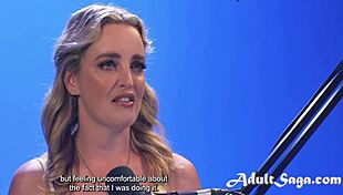 australian blonde sensation charlie forde shines in sexy solo scene