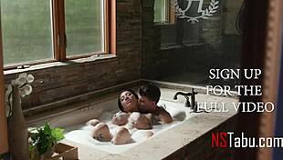 asian milf rewards stepson with creampie in taboo family ties