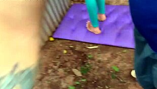 it was quick, but i punched the arm in her ass, sex doll!