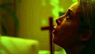 Sexy church babe Aiden Ashley fucks the priest in hardcore roleplay