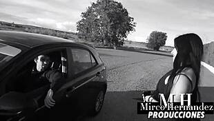 Sofia Mayers Enjoys Sweet Encounter On The Shore