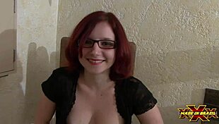 feeling the intense anal with the redhead teacher