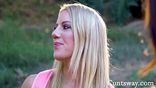 Straight Hotties Hitchhike And Get Oral Tribbing From Candice Dare Bella Rolland