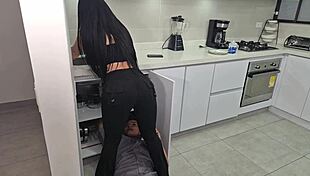 Horny Colombian Seduces The Plumber And Ends Up Riding His Cock - Alejandra Palacios