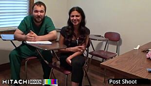 freshman gets hitachi orgasm from doctor in tampa hospital with yesenia sparkles moaning