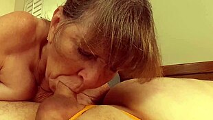 Granny carmen angel angelic gilf deep throating cocksucker in close-up reality.