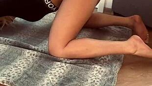 Hot college girl showing yoga positions youve never seen