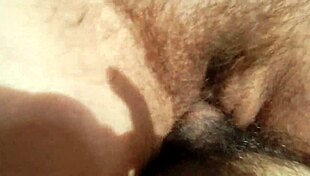 Hairy Mature Milf Rides Cock with Her Chubby Ass and Fat Legs Spread Wide