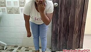 Chubby Indian babe begs for intense cock fucking.