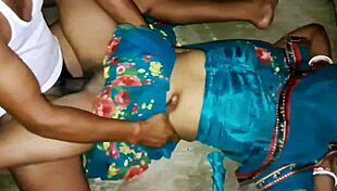 Indian village bhabhi enjoys hardcore sex with naughty partner