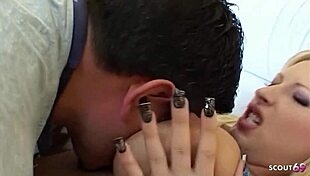 I hard fuck Candy Manson's pierced pussy