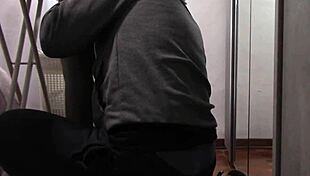 preview - milf in pantyhose irons, gets groped and fucked