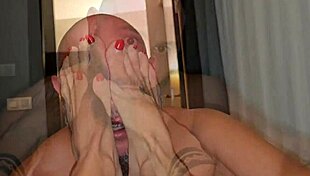 foot job and hardcore foot fetish