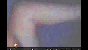 I saw this tinder slut masturbating, she was so wet and horny