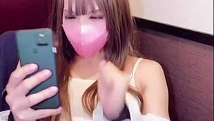 Crossdressing individual makes prank call then masturbates.