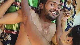 Hanif and Adori, cute bhabhi rides big cock hard at home 😘