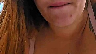 Young Exhibitionist Wants to Get Slapped with Cock on Her Face