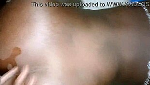 POV fucking a real ebony slut with big black cock