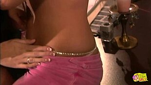 Lesbian Lover Stuffing Tight Cunt with Dildo!