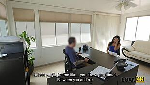 Slutty Latina agrees to sex for urgent money in Loan4K interview