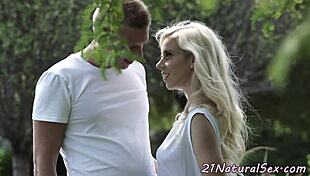 Petite Beauty Screwed By The Pool!