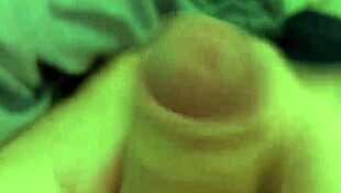 Guy masturbates naked while watching homemade porn