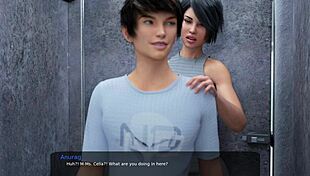 Milfy city part 5, helping my big step sister with her work in this 3d hentai game.