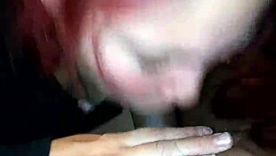 Sexy REDHEAD Giving A BLOWJOB