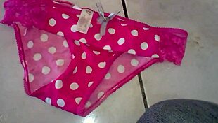 i stole my 18-year-old cousin's panties and now sharing them, comment for more pics