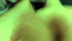 Guy masturbates naked while watching homemade porn