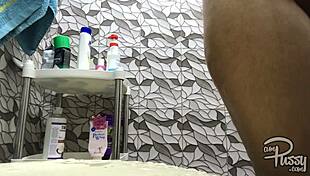 curious about how girls shave their pussies in the shower