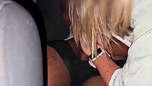 Boyfriend Fucks Me in Car While Cuckold Drives