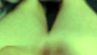 Guy masturbates naked while watching homemade porn