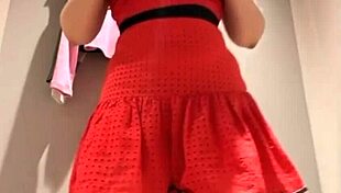 Extreme anal fingering in public