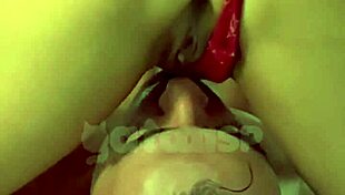 this christmas, the wife dressed as a gift for her husband in a special video