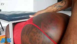 Stuck Then FUCKED By Big Black Cock.