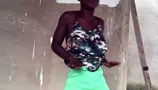 Crazy Bitch Twerks In Clothes Then Naked