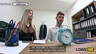 family couple gets loan wife fucks manager right there