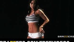 four big-tit fitness babes strip for hardcore orgy 😈